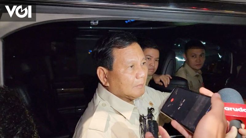 Prabowo Bersyukur Proses Di MK Sudah Selesai Lanjut Persiapan Transisi