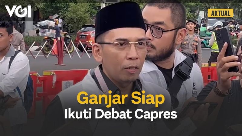 Video Ganjar Pranowo Is Ready To Follow The Debate Of The Security