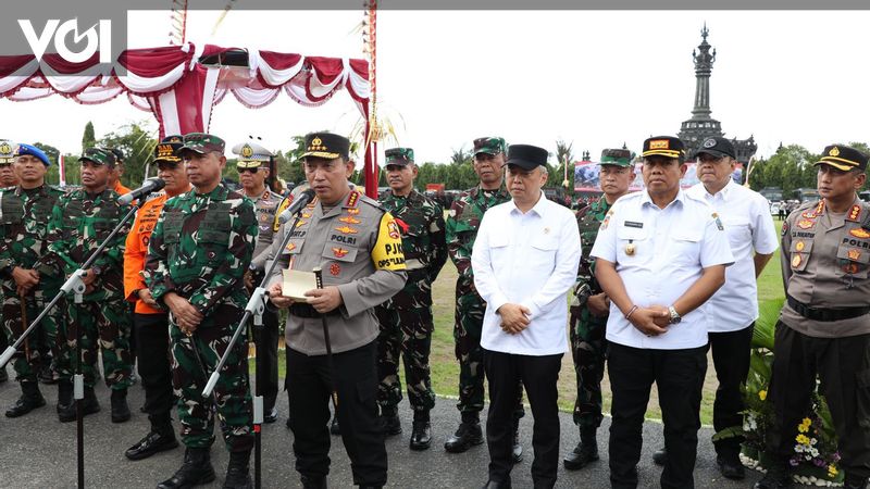 National Police Chief And Tni Commander Check Congestion Paths In Bali