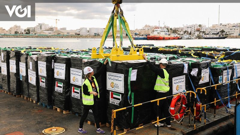 Kapal Kedua Pengangkut Bantuan Ke Gaza Mulai Memuat Tepung Hingga Tuna