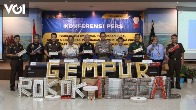 Operasi Pertama Bea Cukai Pekanbaru Sita Ribu Batang Rokok Ilegal