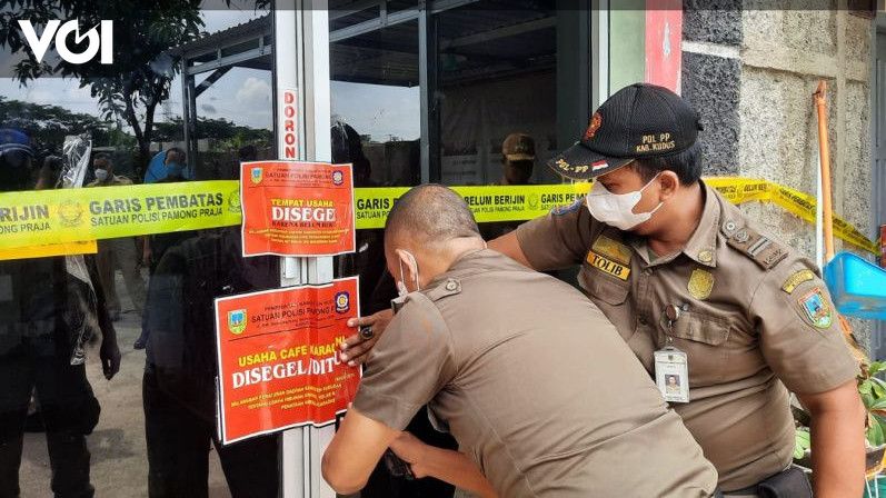 Satpol PP Kudus Polisikan 6 Pengelola Tempat Hiburan Karaoke Yang Rusak