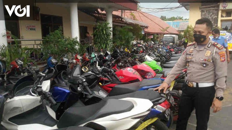 Cirebon City Police Seize Motorcycles With Noisy Exhaust