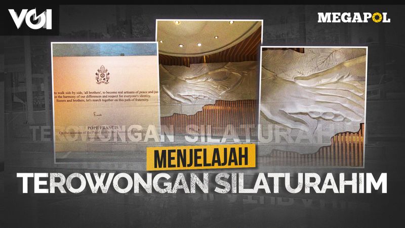 Melihat Penampakan Terowongan Silaturahim Hubungkan Masjid Istiqlal