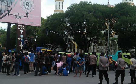 Sempat Diamankan Aparat, Mahasiwa Ikut Demo Tolak PPKM Mikro Sudah Dipulangkan