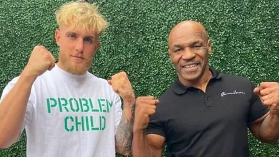  Pertarungan <i>Pay per View</i> Senilai Rp4,36 Triliun antara Mike Tyson Vs Jake Paul Bakal Segera Terjadi