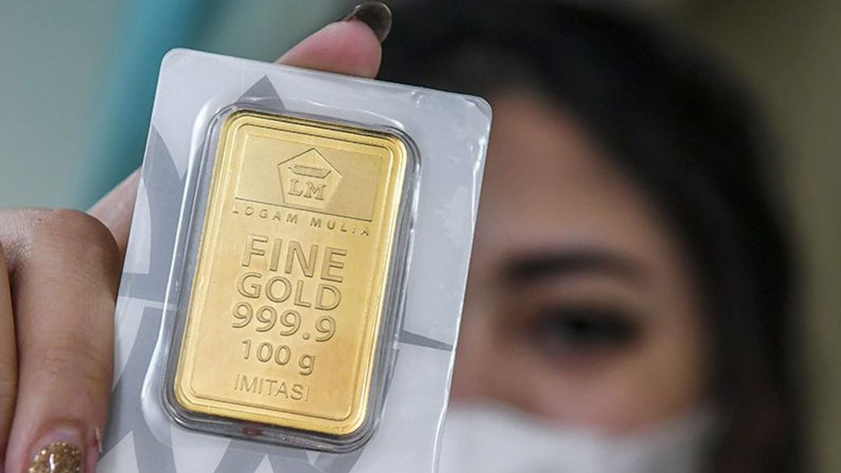 Continues To Fall, Antam's Gold Price Is Priced At IDR 1,064,000 Per Gram