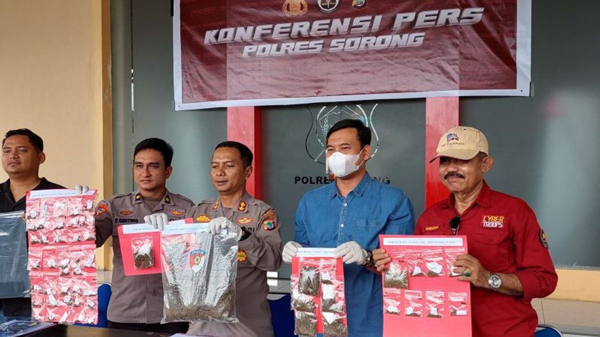 Kembangkan Penyidikan, 3 Tersangka Kasus Narkoba Diciduk Polres Sorong