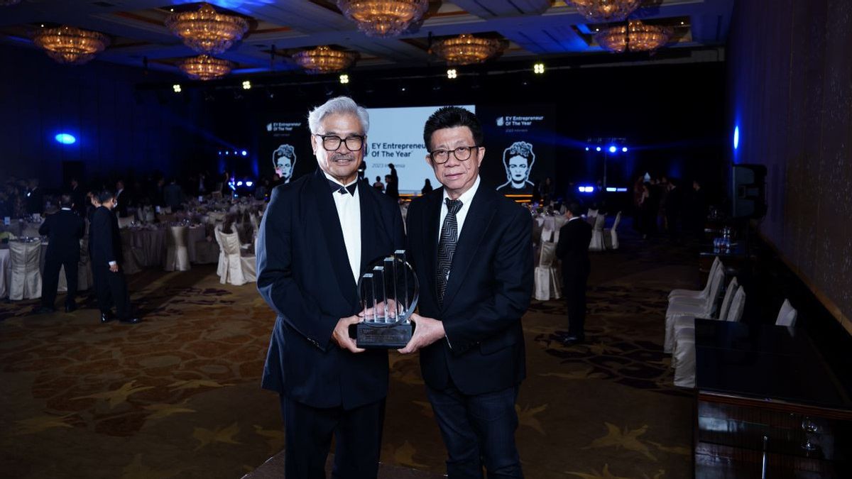 技术应用和效率的成功,PT DAP Raih EY年度企业家二人组创始人2023年奖