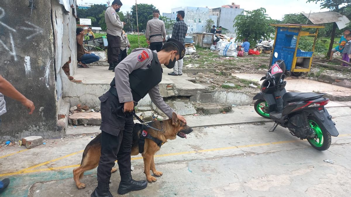 Defending A Tracking Dog, 10 People Suspected Of Running Narcotics Bandarbursed In Boncos Village, 2 People Arrested