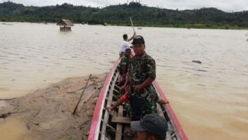 南塔帕努里数十公顷的稻田因洪水而受到普索的威胁