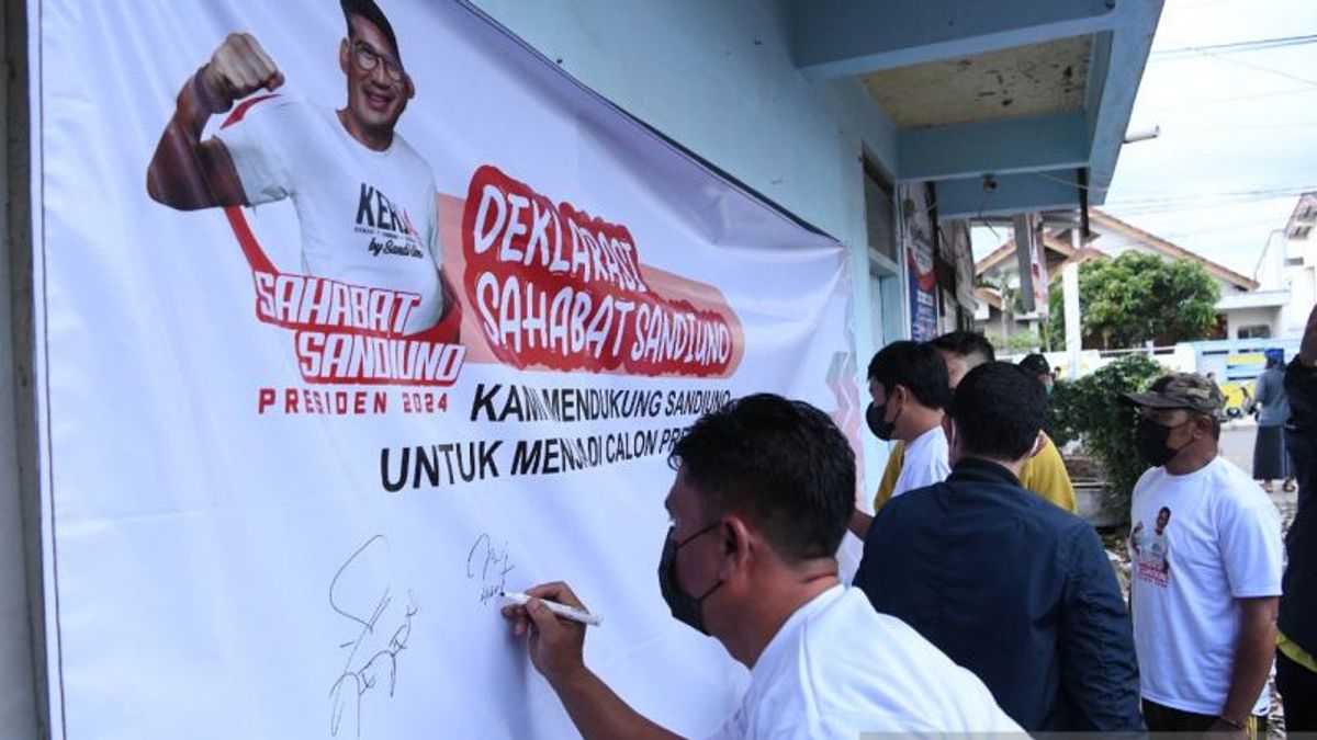 Aim For Sandiaga Uno's Victory In The 2024 Presidential Election, SandiUno's Friends Are Ready For Guerrillas To Garut Residents