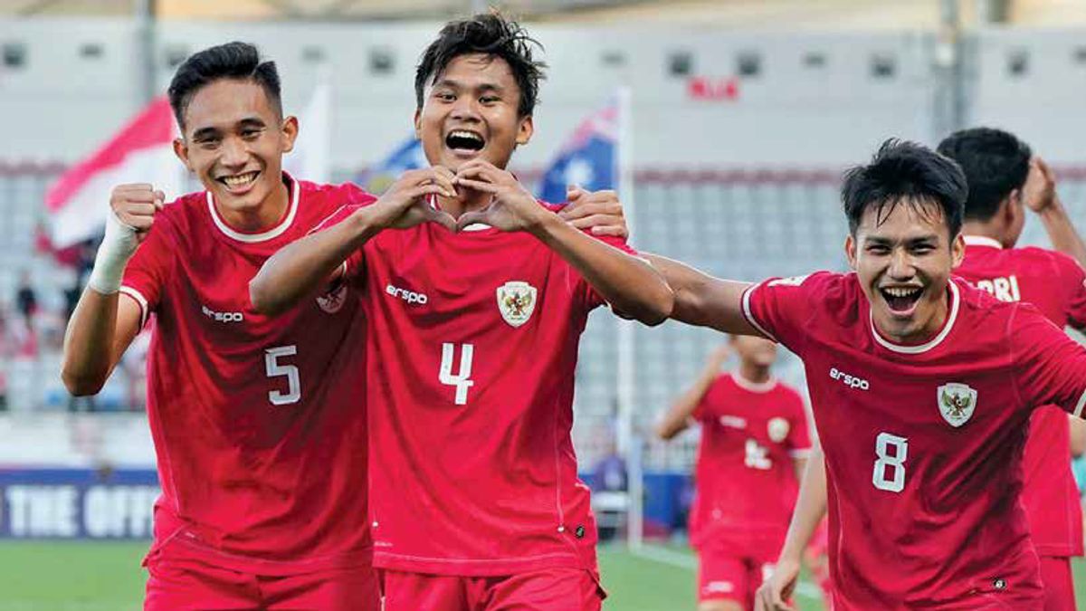 Taklukkan Yordania 4-1, Indonesia Lolos ke Perempat Final Piala Asia U23