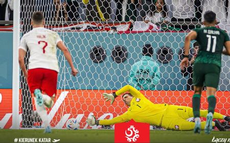 Piala Dunia 2022, Polandia Vs Arab Saudi: Diwarnai Aksi Szczesny Tepis Penalti, The Green Falcons Gagal Bikin Kejutan Lagi