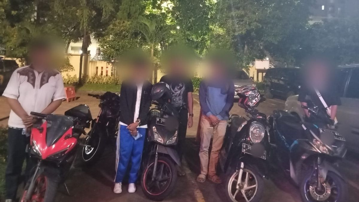 Polisi Kembali Tangkap 7 Remaja Konvoi SOTR di Kawasan Kemayoran