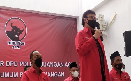 Menpan RB Tjahjo Kumolo Resmikan Empat Kantor PDI Perjuangan di Aceh