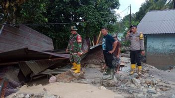 Inondations dans 7 sous-districts de Labuhanbatu du Sud de Mulai Surut