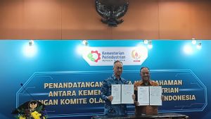 Kemenperin dan KONI Teken Kerja Sama Pengembangan Sektor Industri Olahraga Nasional