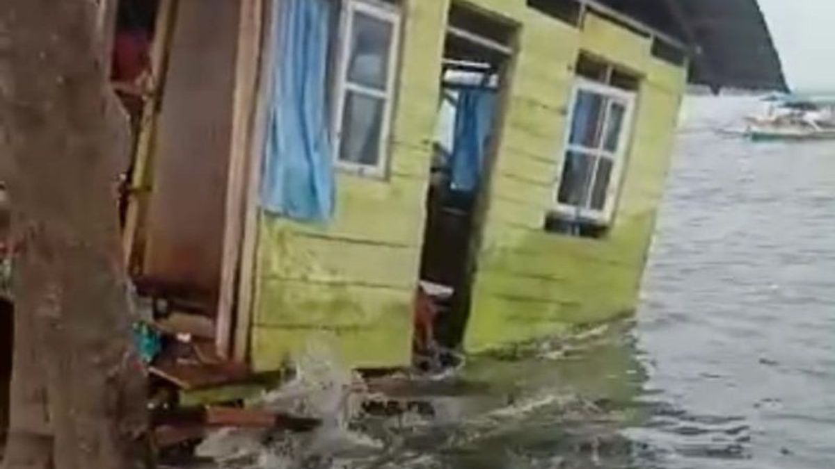 北哈马黑拉的18个家庭受罗布洪水影响，BPBD仍在疏散地点工作