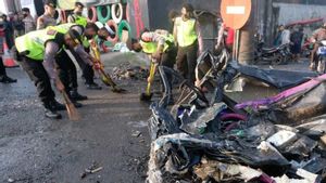 Polisi Olah TKP Kecelakaan Maut Bus Pariwisata yang Tewaskan 6 Orang di Wonosobo