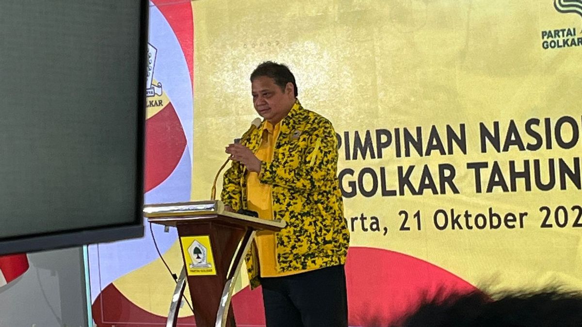 Airlangga Welcomes Gibran At Rapimnas Golkar: Welcome, We Are Ready To Win