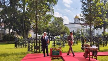 Jokowi Jamu PM Timor Leste Xanana Gusmao di Istana Bogor