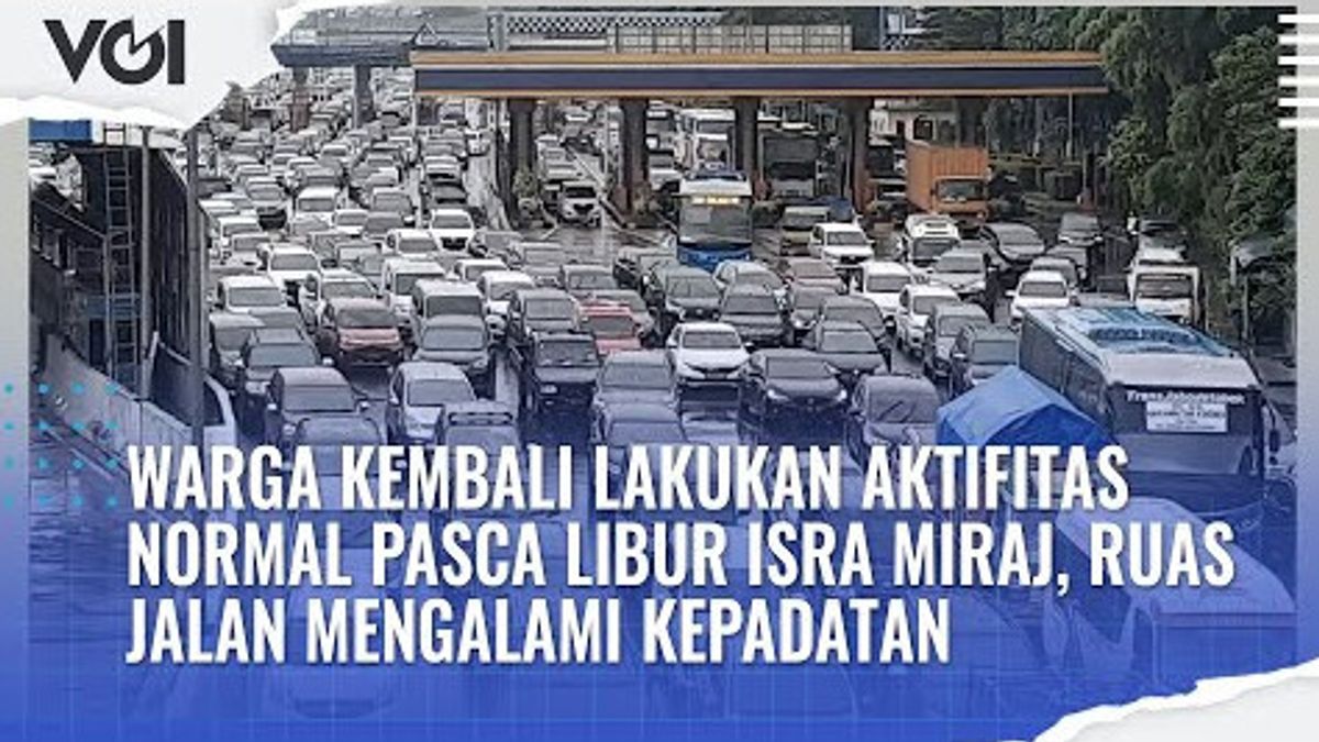 VIDEO: Pasca Libur Panjang, Begini Kondisi Arus Lalu Lintas Jakarta