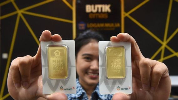 Harga Emas Antam Tembus Rekor Tertingginya di Rp1.464.000 per Gram