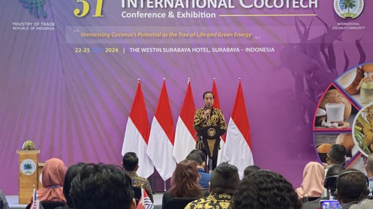 Jokowi Asks To Downstream Coconut Waste Into Bioenergy And Bioavtur