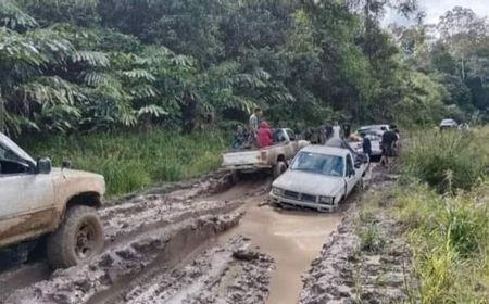 Jalan Lingkar Krayan Rusak Parah, Warga Minta Realisasi Subsidi Ongkos Angkut