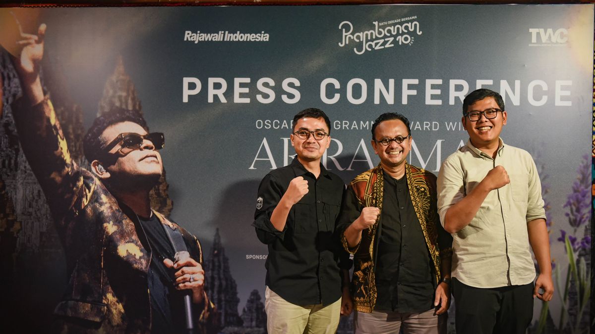 Perayaan Satu Dekade, Prambanan Jazz 2024 Hadirkan A.R Rahman sebagai Headliner