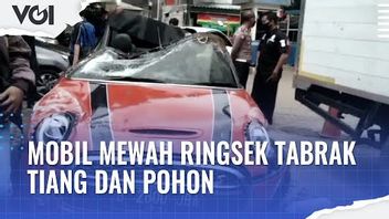 VIDEO: Seeing The Crash Site Of The Red Mini Cooper Overturned In Kelapa Gading, Two Died