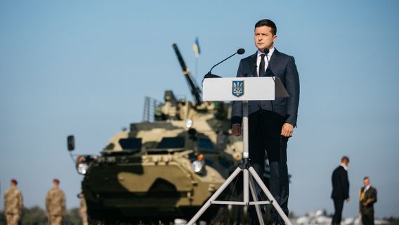 Showcasin القوة العسكرية ، ويقول الرئيس Zelenskiy الجيش الأوكراني قادرة على إحباط خطط الفتح الروسي