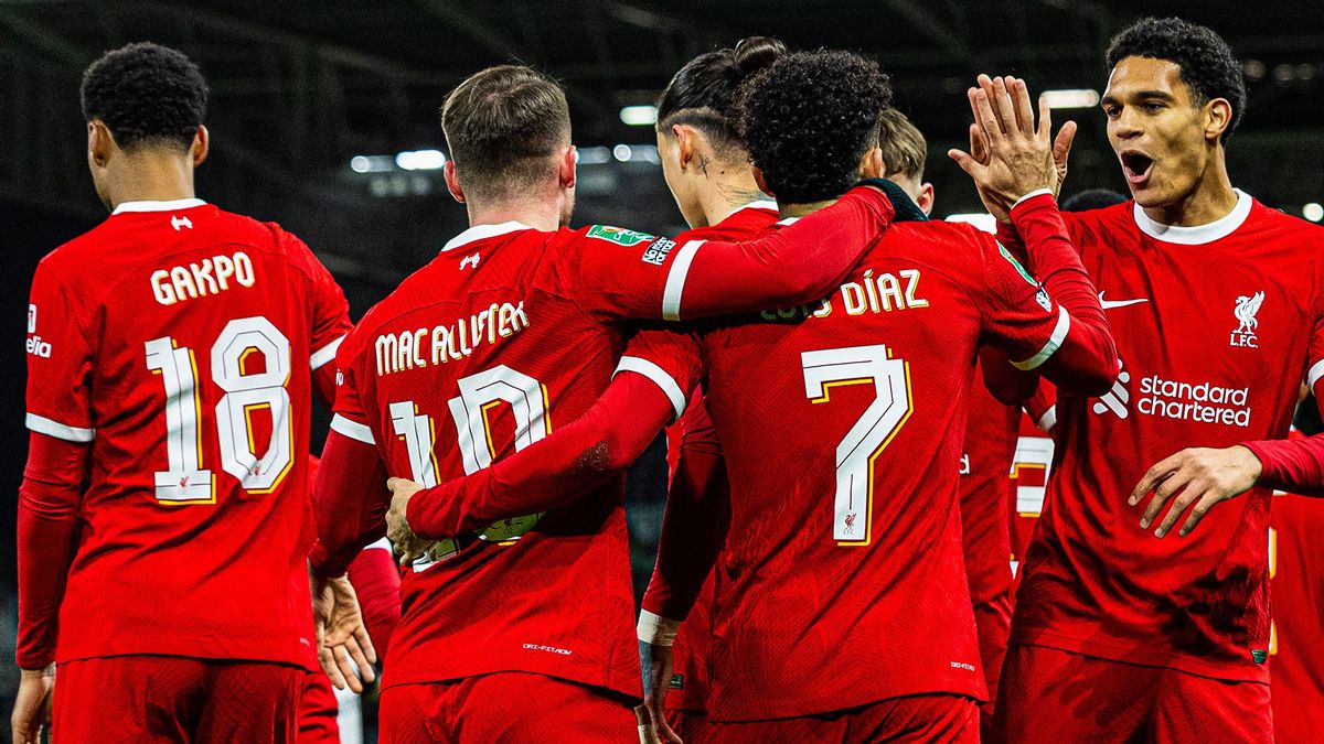 Lolos à la finale de la Coupe du Carabao, Liverpool maintient Asa Raih 'quadruple'