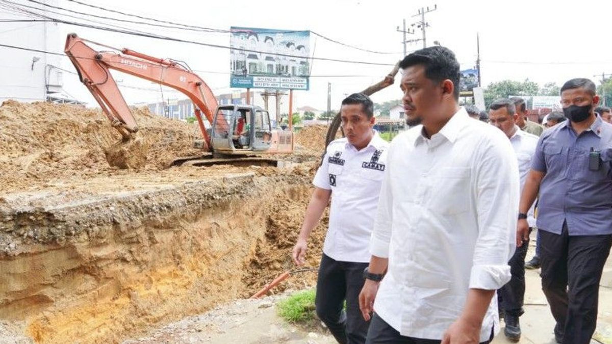 Bobby Nasution Pastikan Pembangunan Drainase Atasi Banjir Medan Segera Rampung