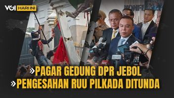 VOI Today: Indonesia's Emergency Action Heats Up, DPR Strategy Postpones Ratification Of The Pilkada Bill