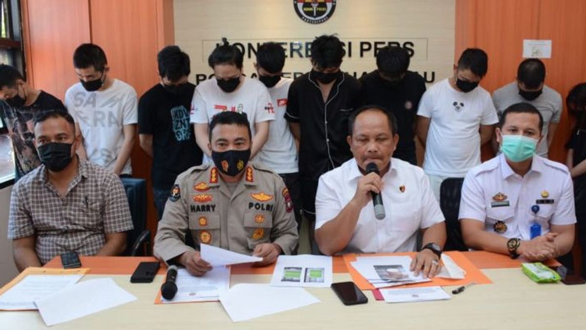 La Police Des îles Riau Révèle Le Mode D’extorsion Sexuelle Par Téléphone, Les Auteurs Sont 9 étrangers Chinois