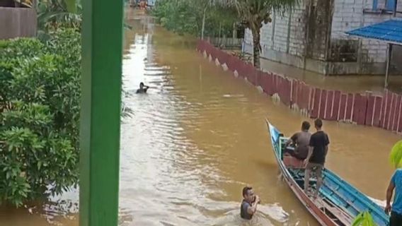 Banjir Katingan Kalteng Rendam 25 Desa, 3.307 Keluarga Terdampak Masih Ada yang Bertahan di Rumah