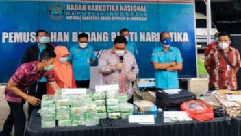 BNN سيتا المخدرات تاجر الأصول كامبونغ أمبون Rp25,5 مليار