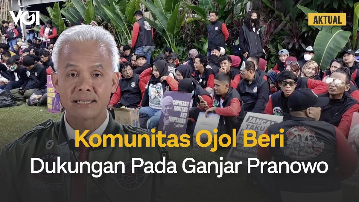 VIDEO: TPN Deputy For Territorial Kinetics With The Ojol Community Presents And Provides Support For Ganjar-Mahfud