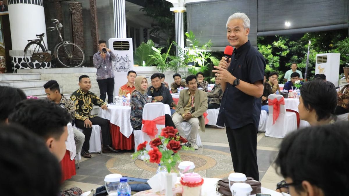 Terima Mahasiswa Ganjar Pranowo Berbagi Cerita Terjun Ke Dunia Politik