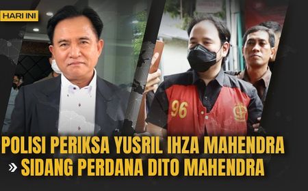 VIDEO VOI Hari Ini: Polisi Periksa Yusril Ihza Mahendra, Sidang Perdana Dito Mahendra