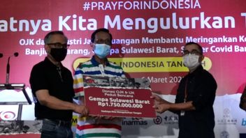 OJK And 169 Financial Industry Donate IDR 4.2 Billion For Handling COVID-19 And Disasters