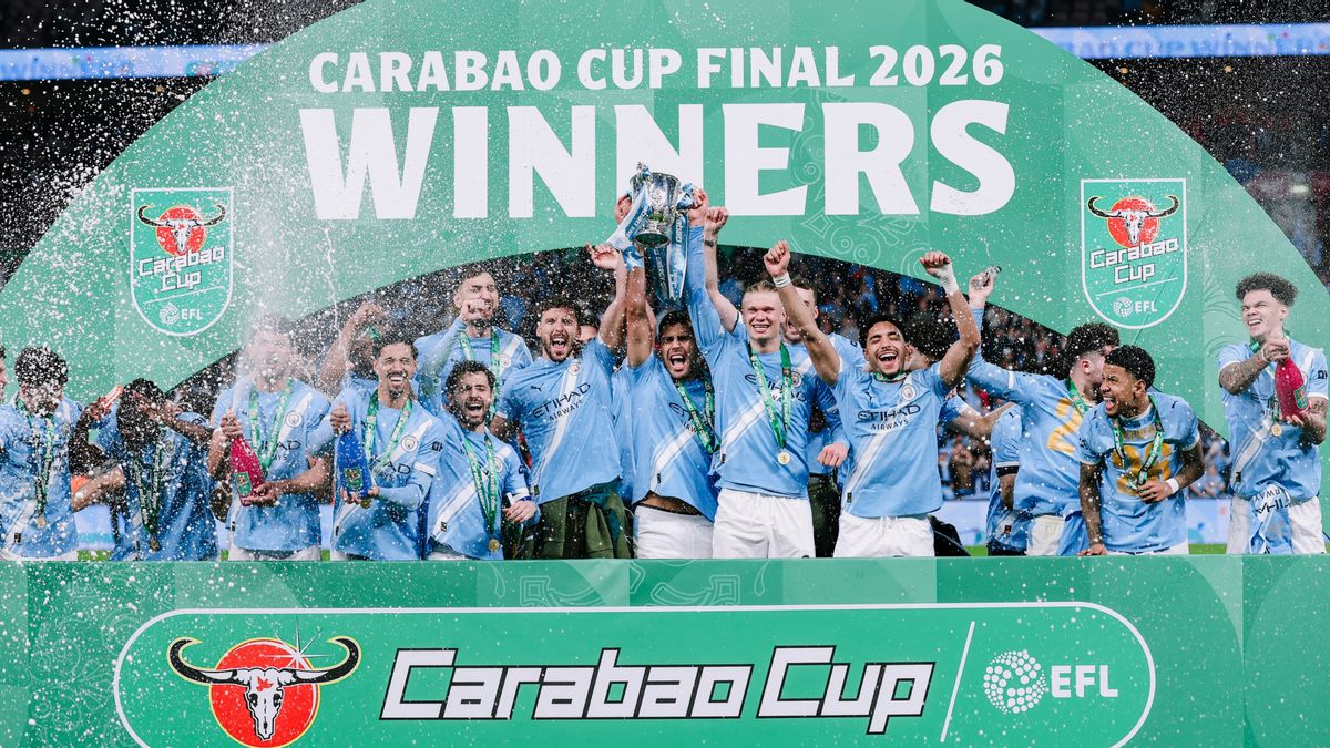 Man City Hanya Butuh Empat Menit untuk Juara Piala Liga Inggris, Arsenal Gagal Lagi