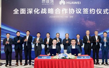 Huawei dan Avatr Menandatangani Kesepakatan Kemitraan Baru