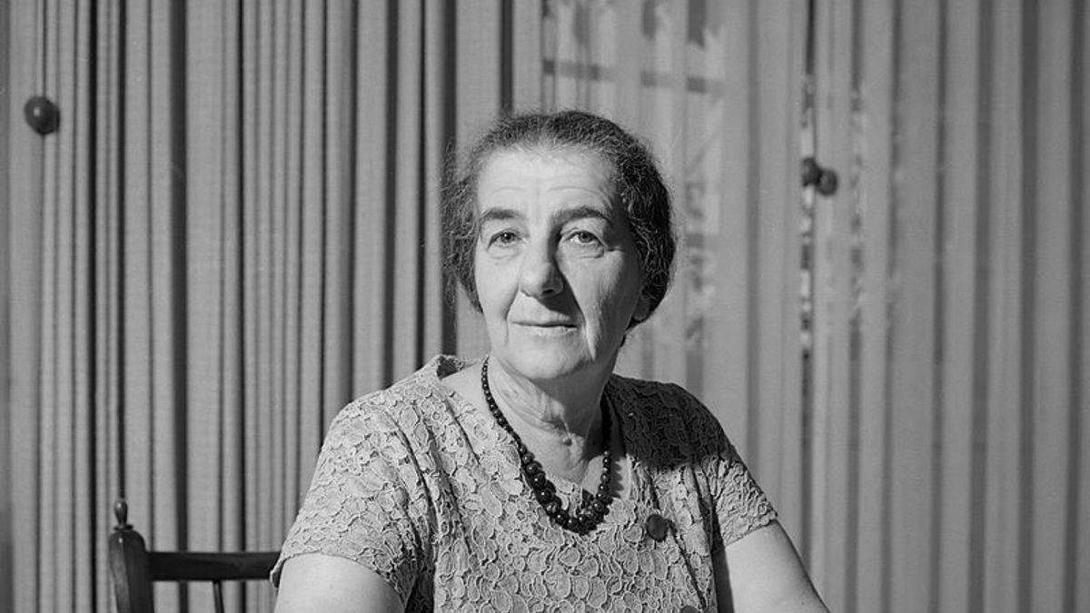 17 Mars Dans L’histoire : Golda Meir Est Devenue La Première Femme Premier Ministre D’Israël Et A Dégradé La Palestine En Considérant Qu’elle N’existait Pas