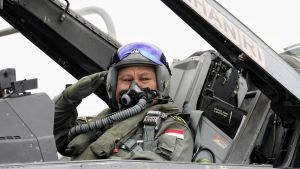 Pengalaman Luar Biasa Bagi Prabowo Menjajal Jet Tempur F-16