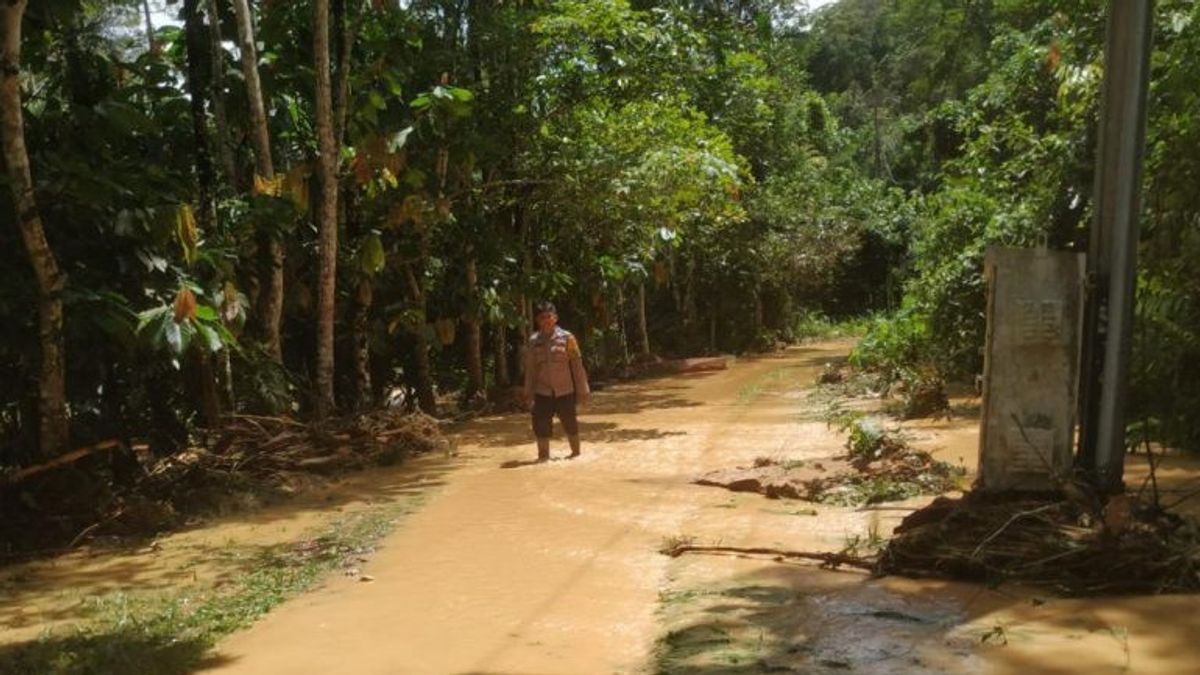 Jalan Sepanjang 7 kilometer Tertutup Material Longsor di Aia Luo Solok
