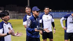 Shin Tae-yong Finalizes Indonesian National Team's Tactics Three Days Ahead Of The Match Against Bahrain