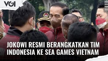 VIDEO: Momen Jokowi Lepas Atlet Sea Games Vietnam